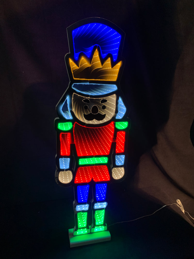 Large Infinity Nutcracker Display 2D Frame Decor