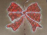 Pre-Lit LED Orante Bow 2D Wire Frame Decor