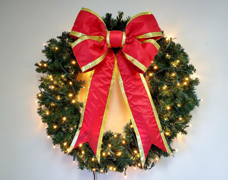 36" Red & Gold Premium Nylon Bow