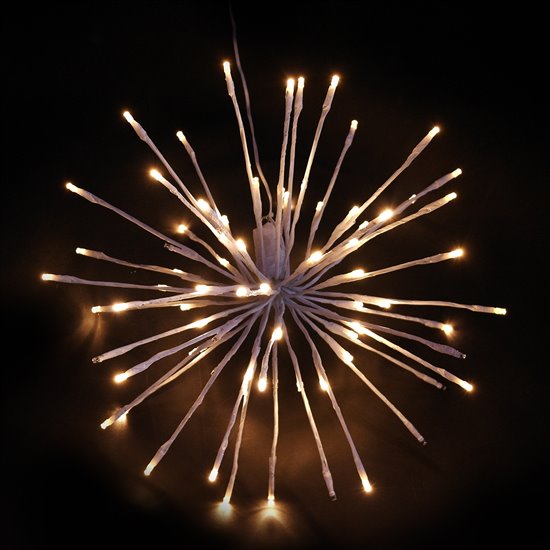 Picture of a warm white LED star burst decoration